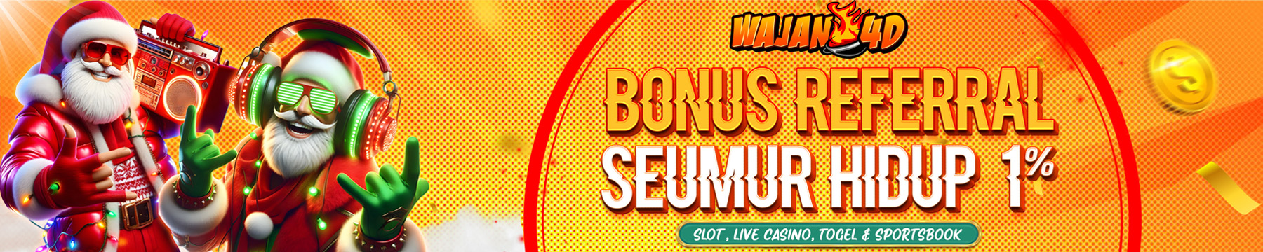 Wajan4d Bonus Referral Seumur Hidup